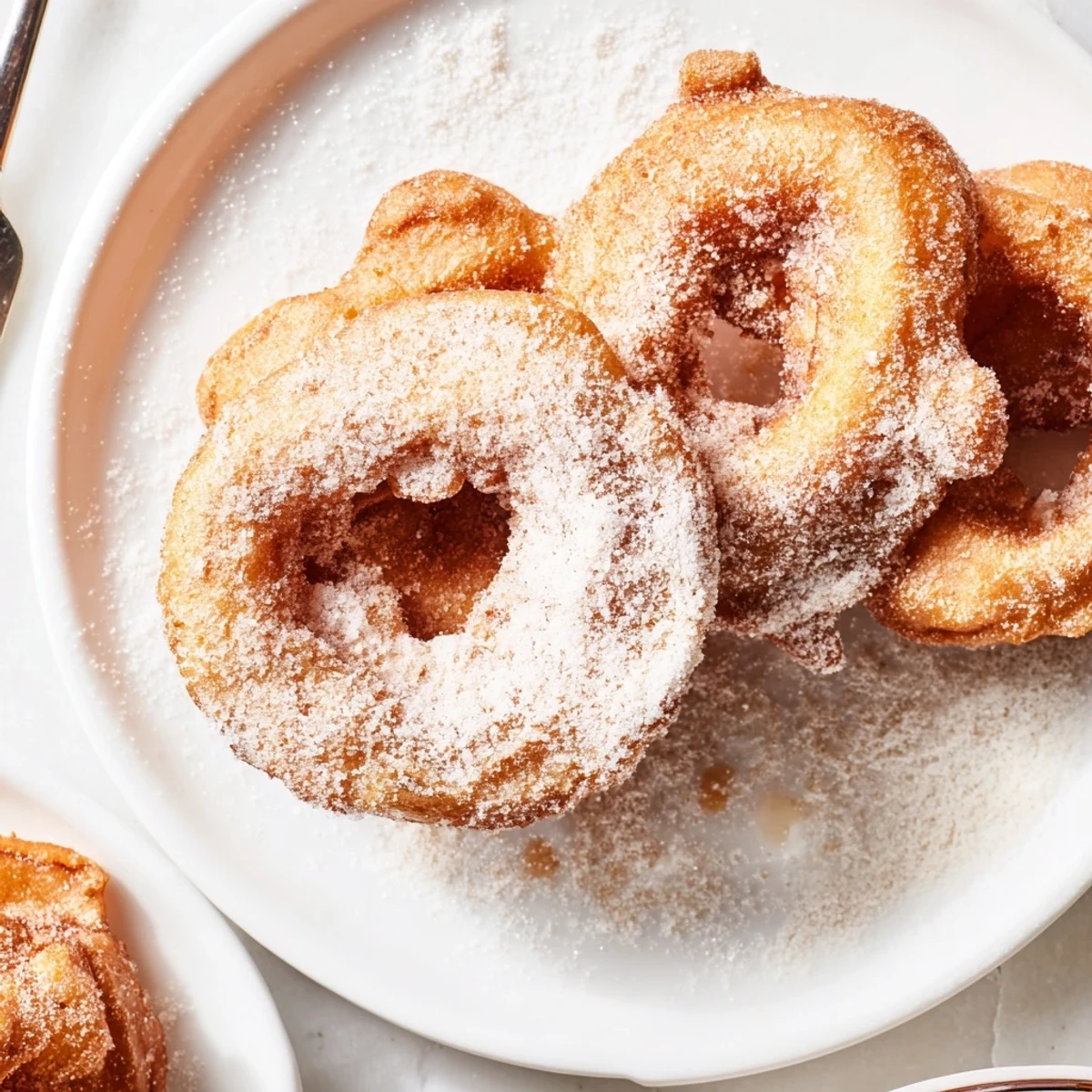 German Apple Fritters Lightly Crisp